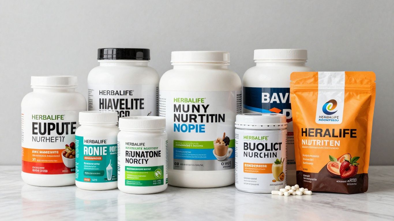 Herbalife UK products assortment