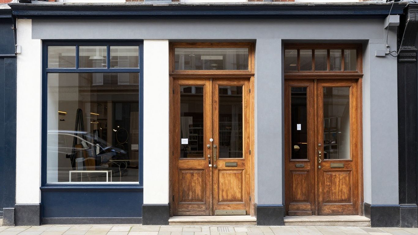 UK shopfront doors for retail units