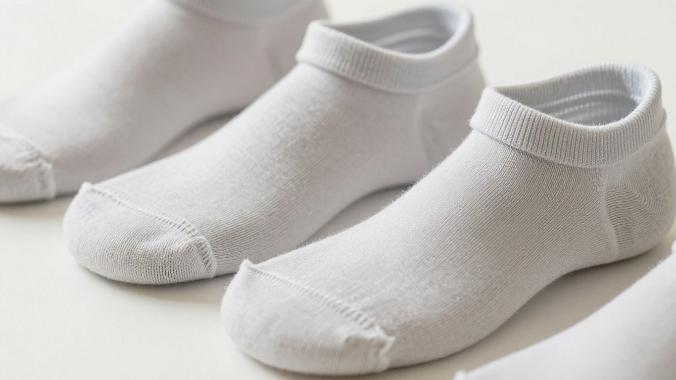 Bamboo ankle socks for hot warehouses and factory floors.