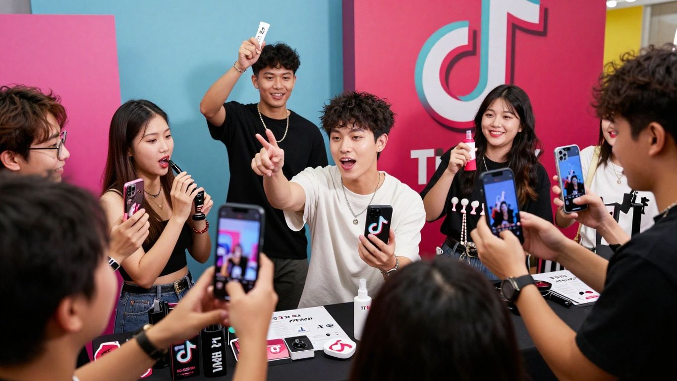 TikTok Shop product launch with creators