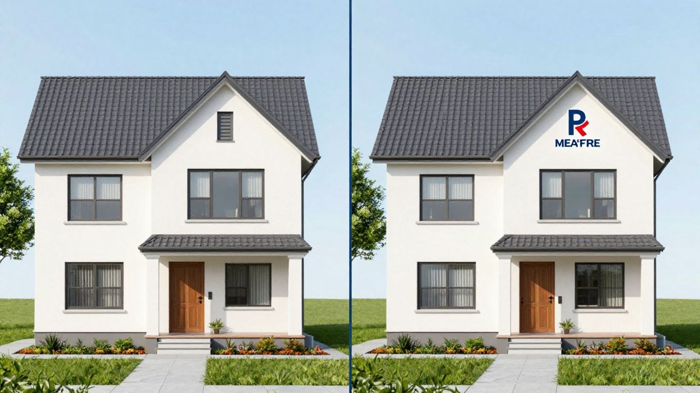 Comparación de seguros de hogar Mapfre y Reale.