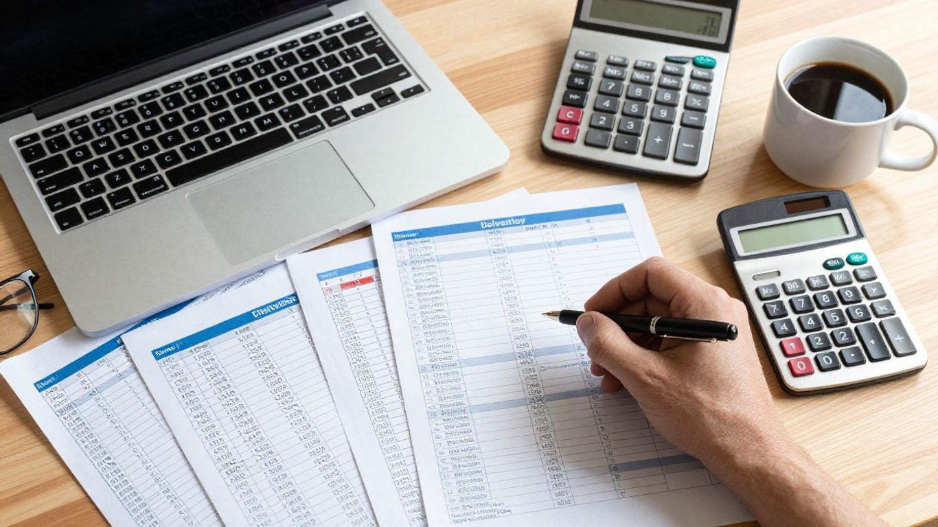 Accounting workflow with multiple bank accounts