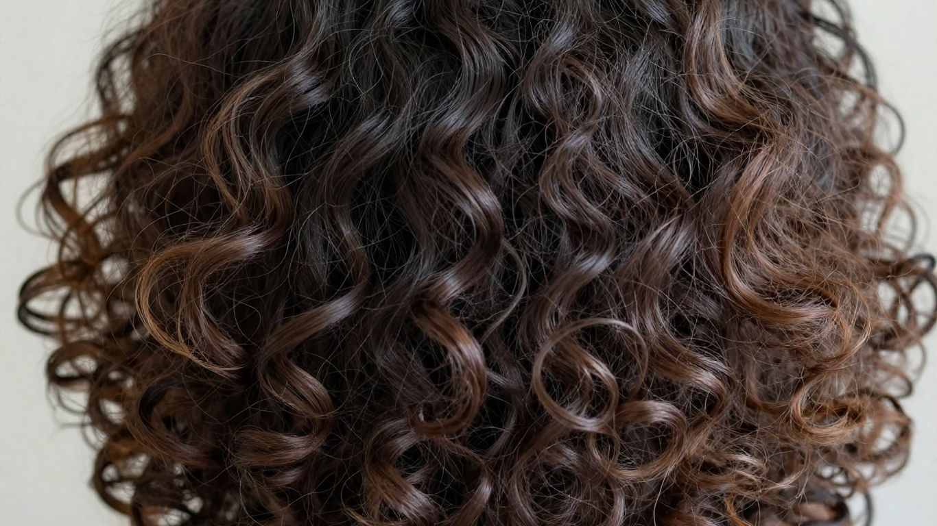 Healthy, defined Type 4a and 4b curls with natural sheen.