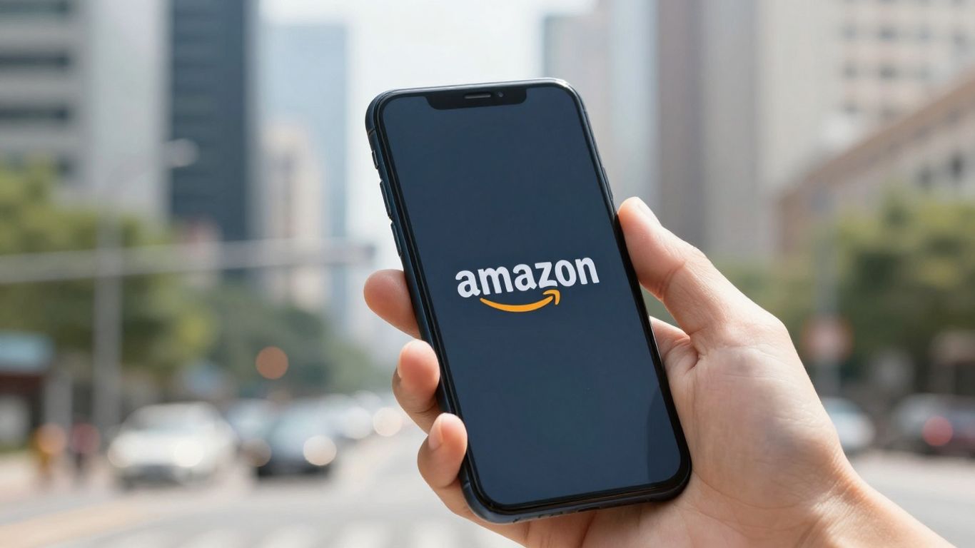 Amazon PPC growth strategy on a smartphone screen.