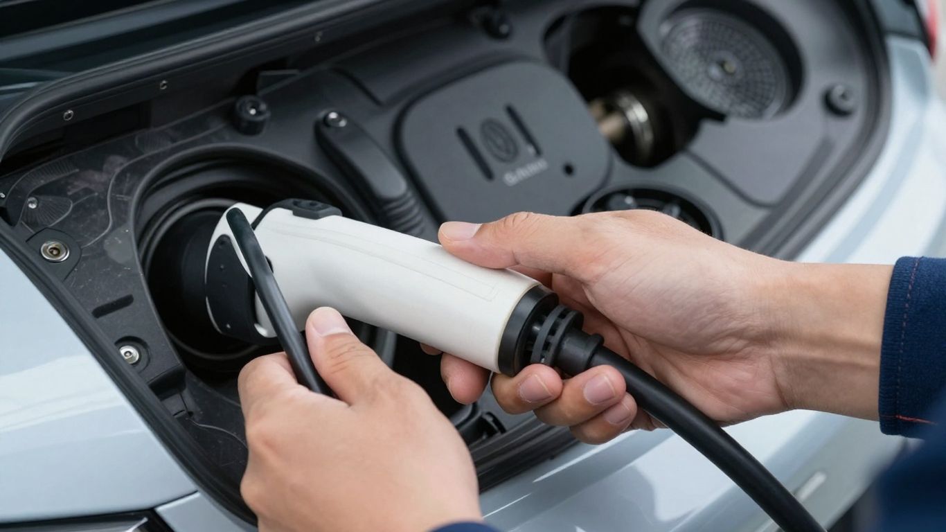 Instalación de una toma de carga para coche eléctrico