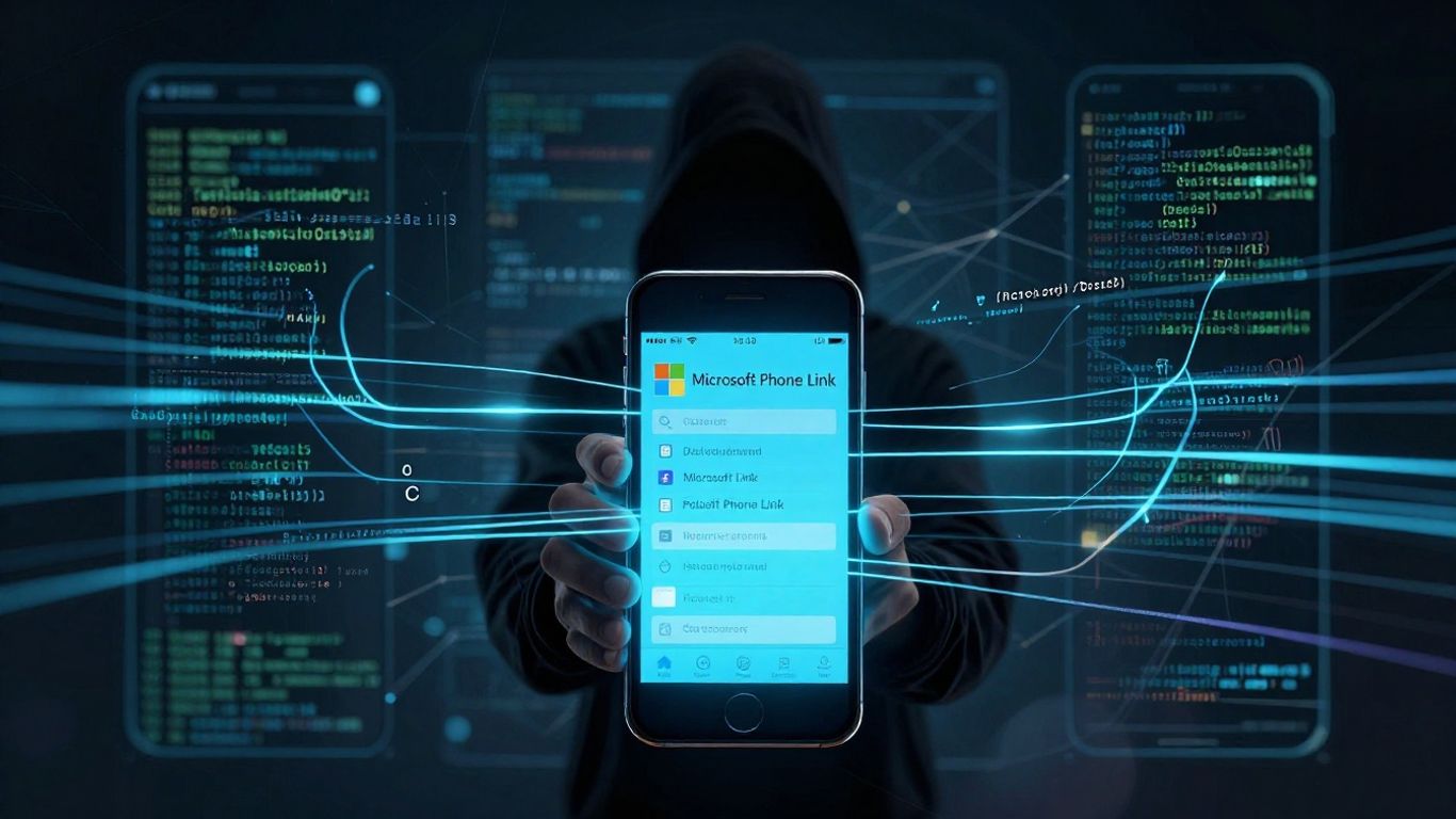 CloudZ RAT malware stealing data from Microsoft Phone Link.