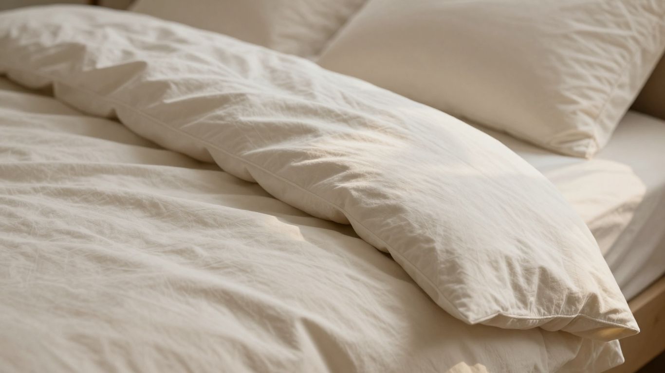 Cozy brushed cotton bed set with soft textures.