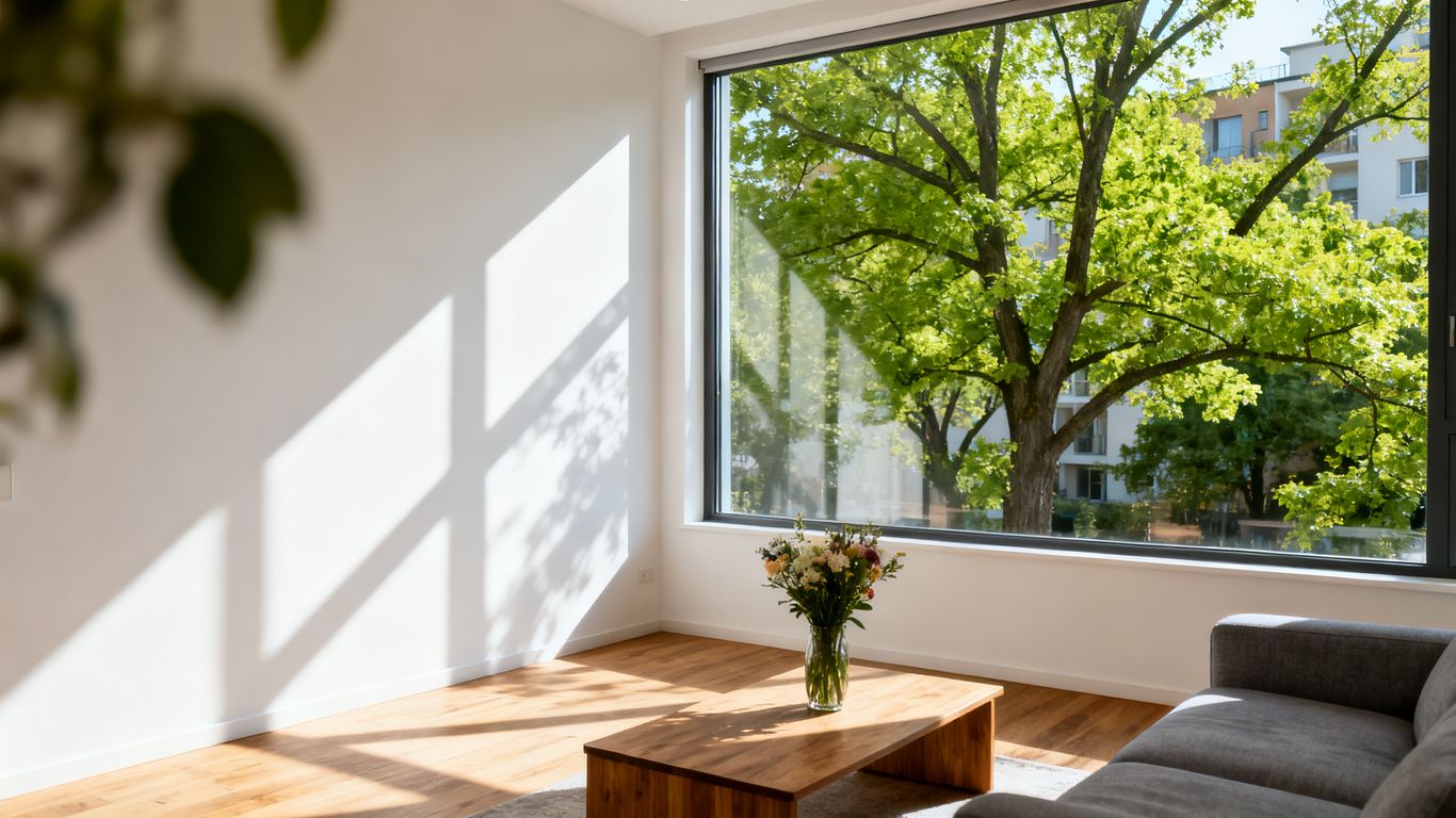 Interior view of a modern apartment home