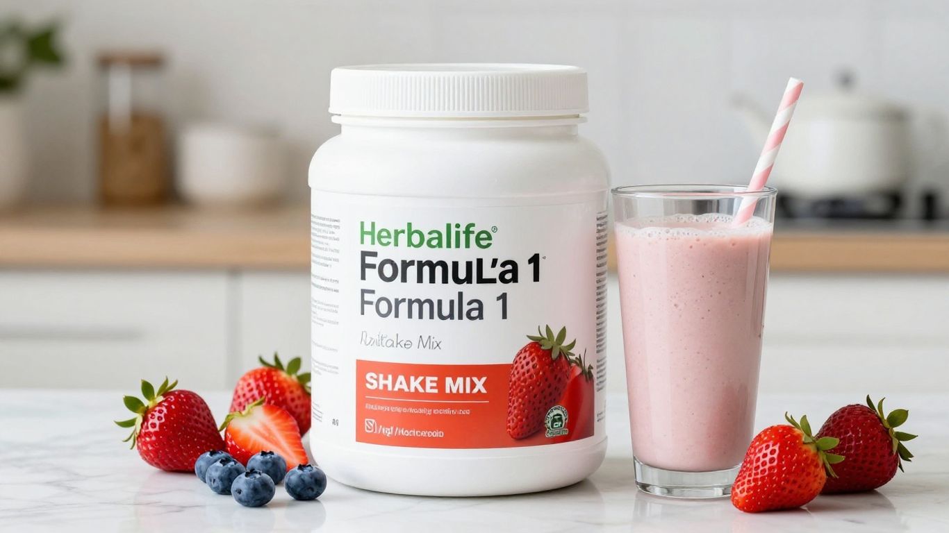 Herbalife Formula 1 shake with fruits