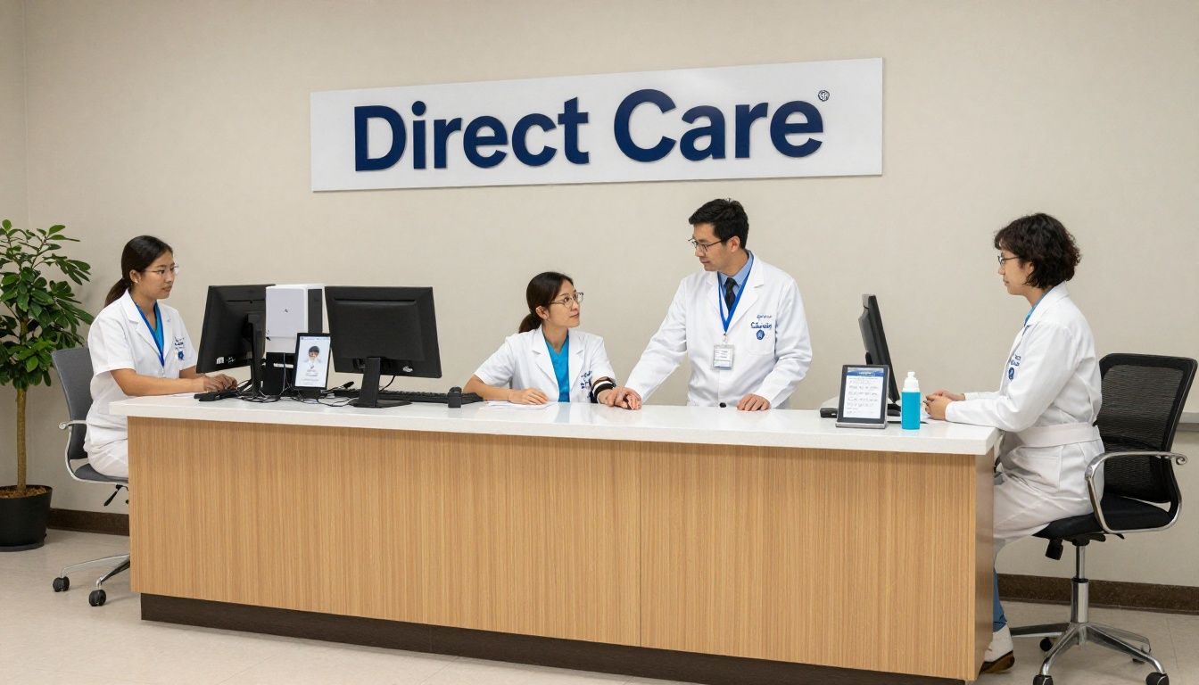 Alt: Blood draw station at Direct Care Labs San Antonio