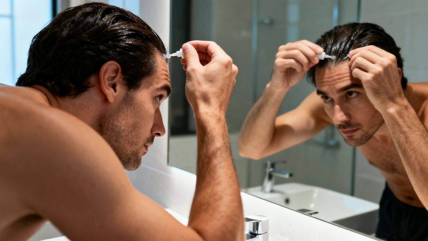 A detailed view of skin health