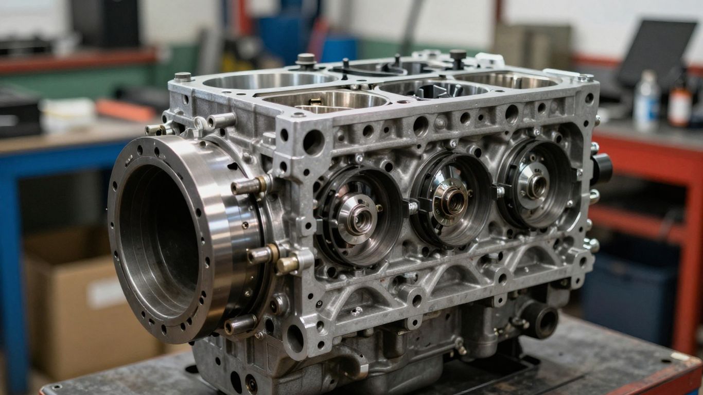 Used Skoda engine ready for installation in Geelong.