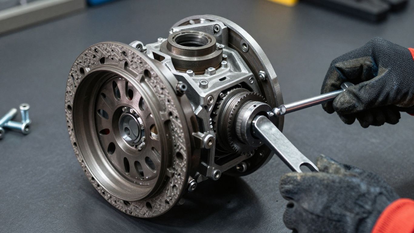 Complete clutch kit with flywheel and release components