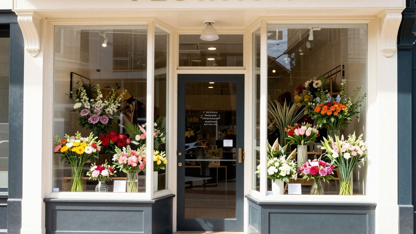 Welcoming storefront of an Altona florist