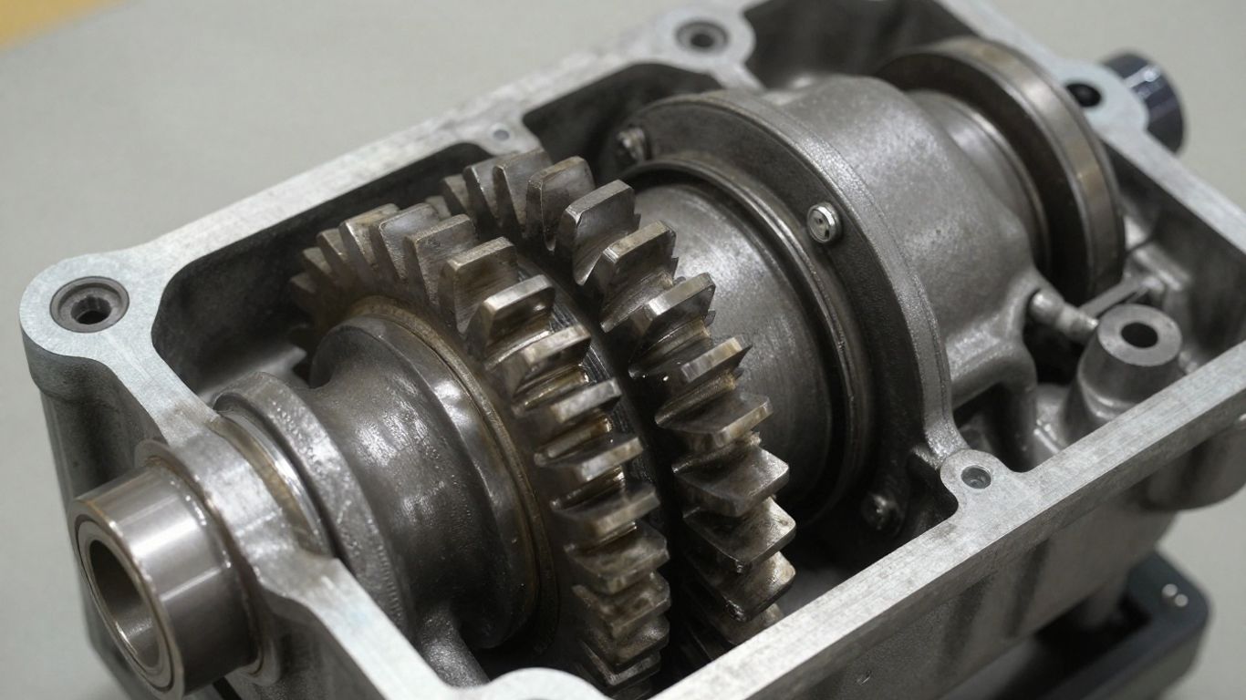 Used Volkswagen transmission close-up