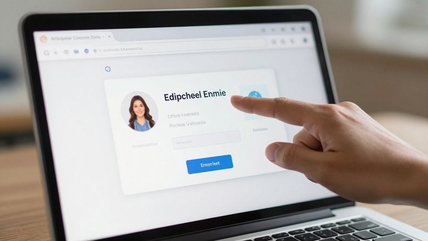 Email integration for affiliate marketing on a laptop.