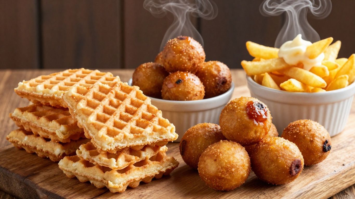 Authentic Dutch street food assortment