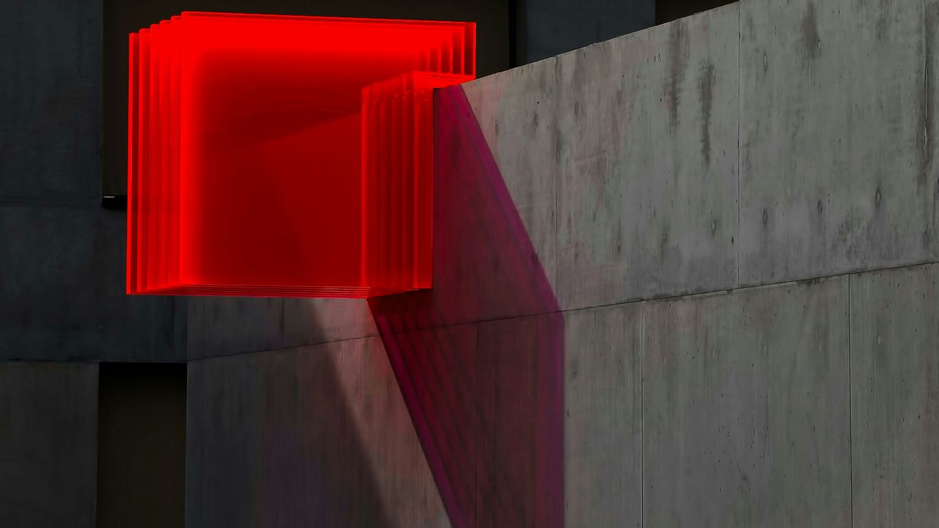 Close-up of high-quality illuminated acrylic signage