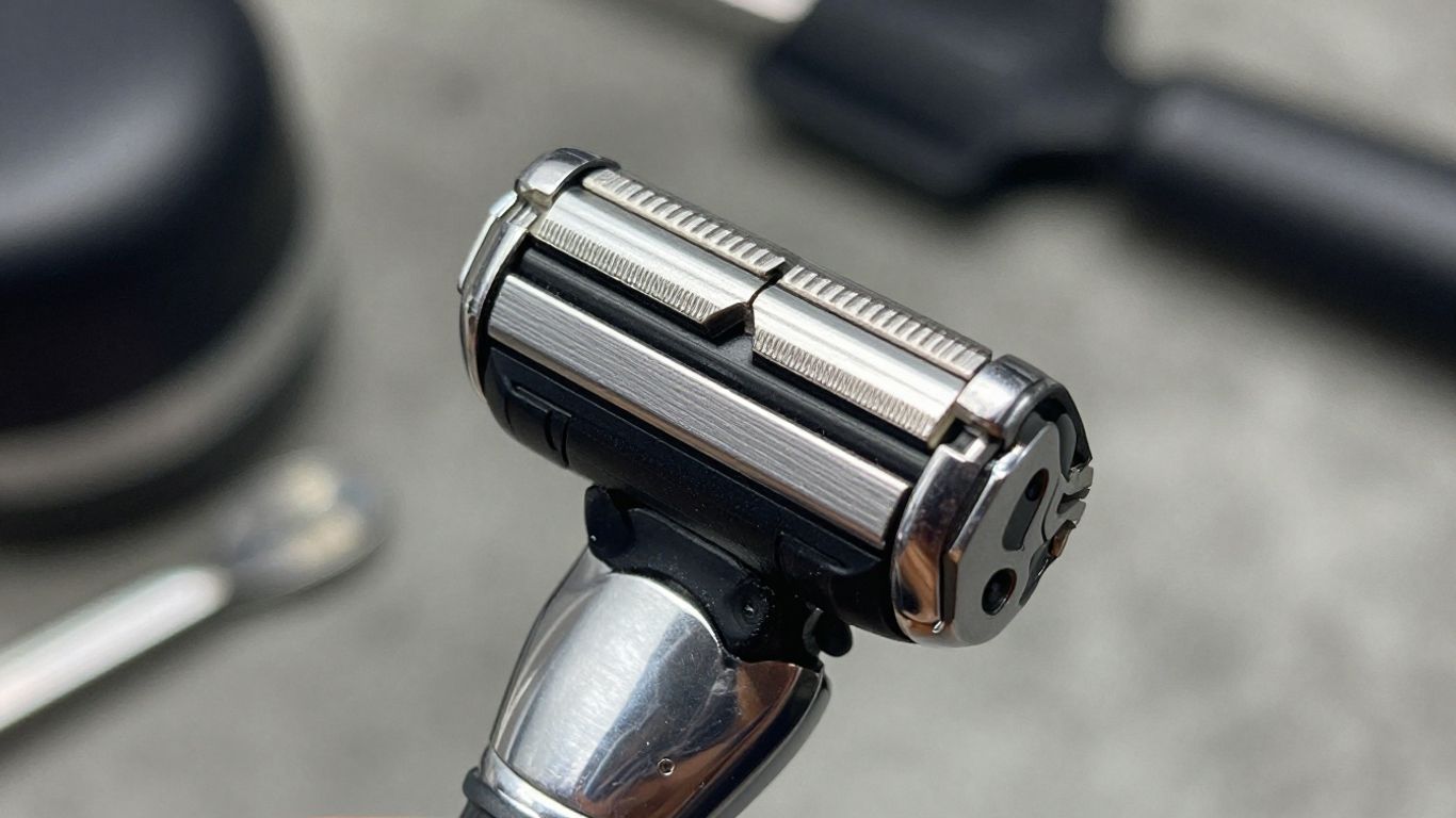 Wilkinson Sword razor blade close-up