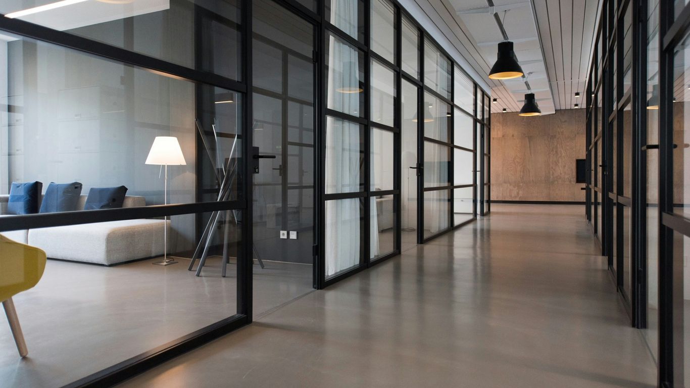 A modern computer workspace with multiple screens