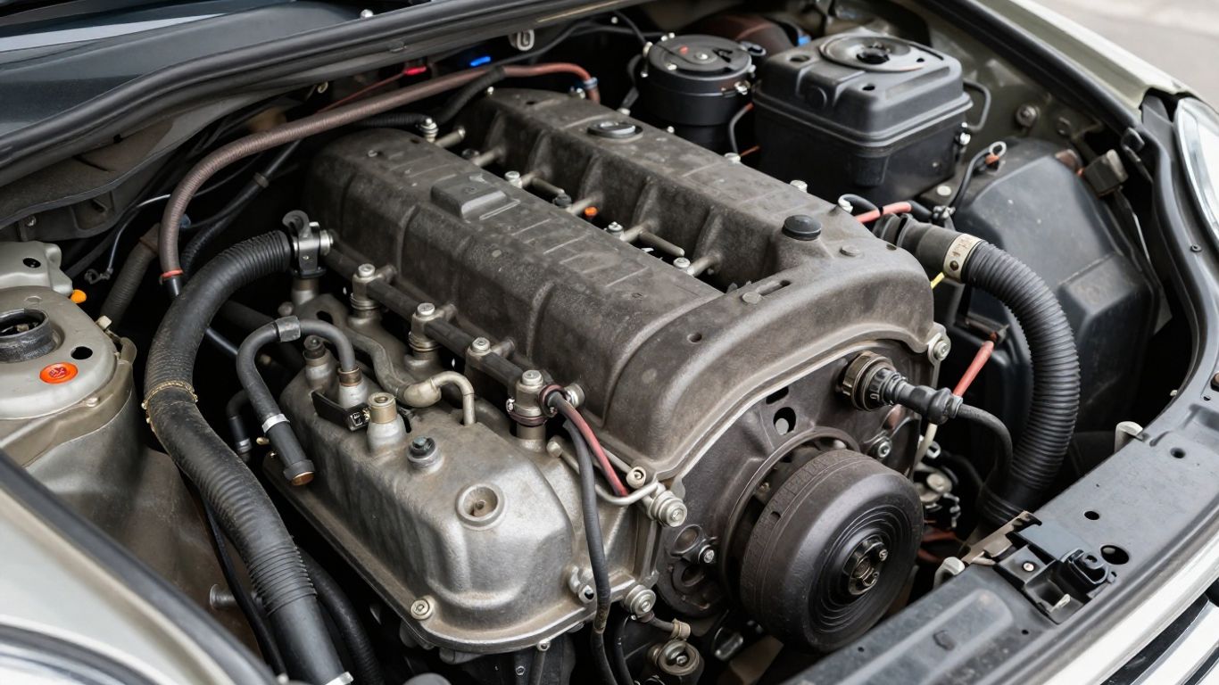 Used Mini Countryman 1.6 engine close-up