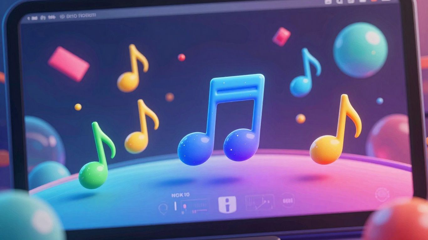 AI birthday song video creation visual