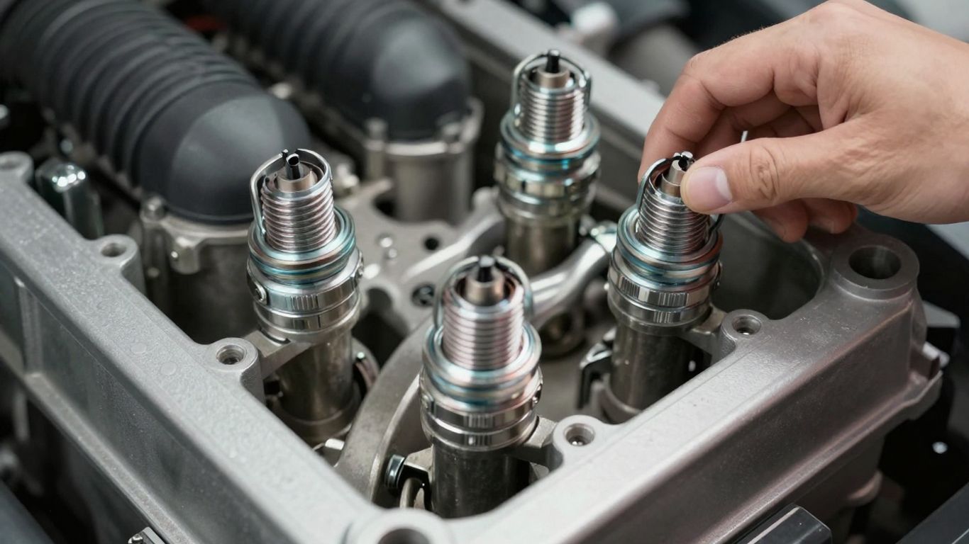 Testing Mercedes spark plugs