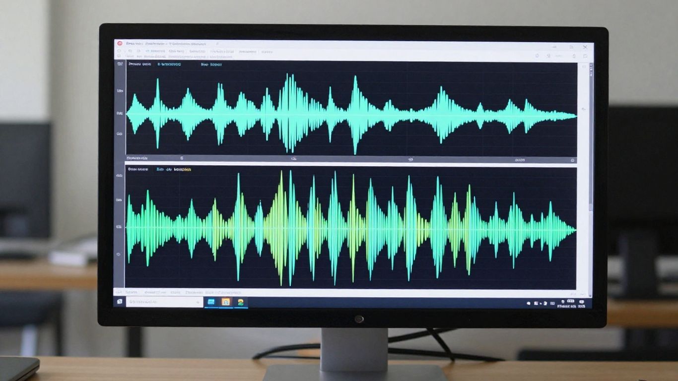 Digital workflow showing integrated media assets