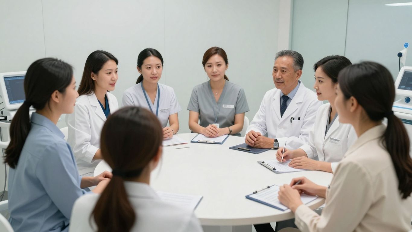 Diverse American medspa professionals managing operations.