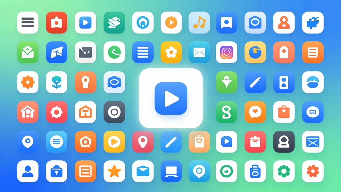 Unified integration panel connecting multiple app icons.