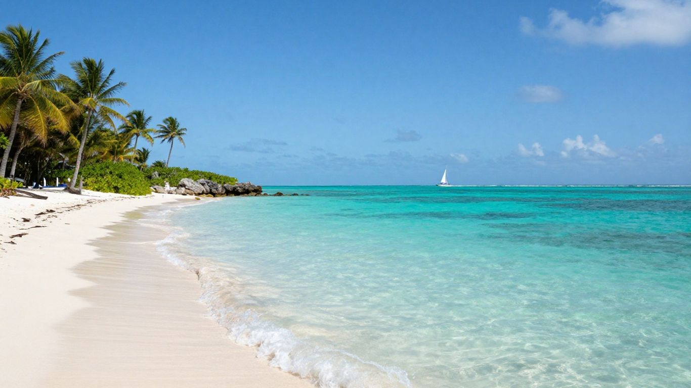 Turquoise waters and sandy shores of the Florida Keys.