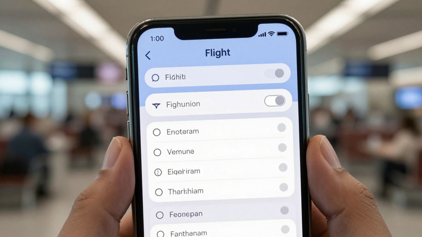 Search filter options