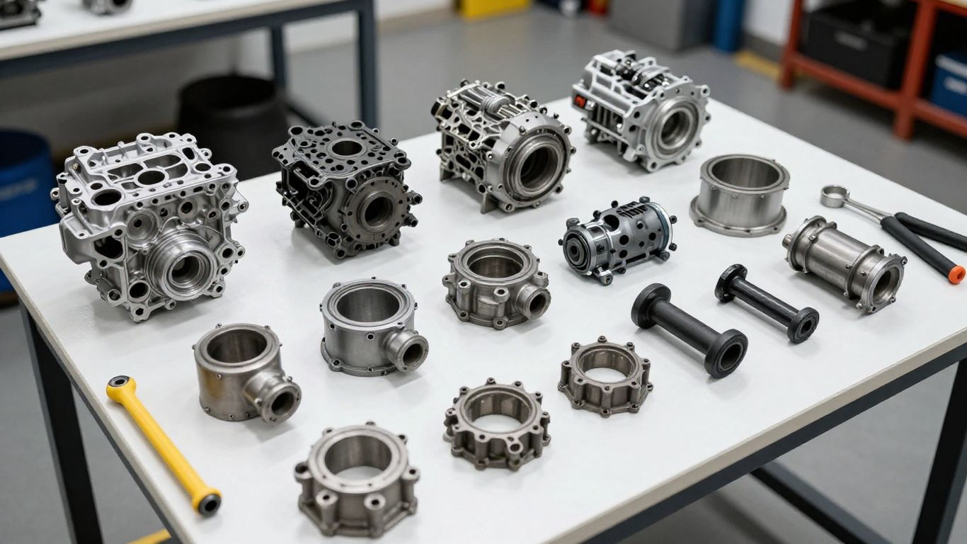 Vehicle components ready for installation
