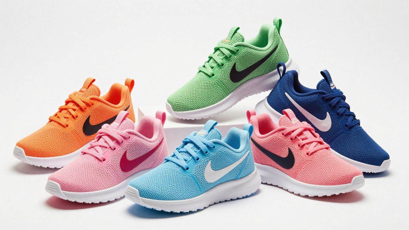 Adidași Nike Tanjun pentru copii în culori vesele.
