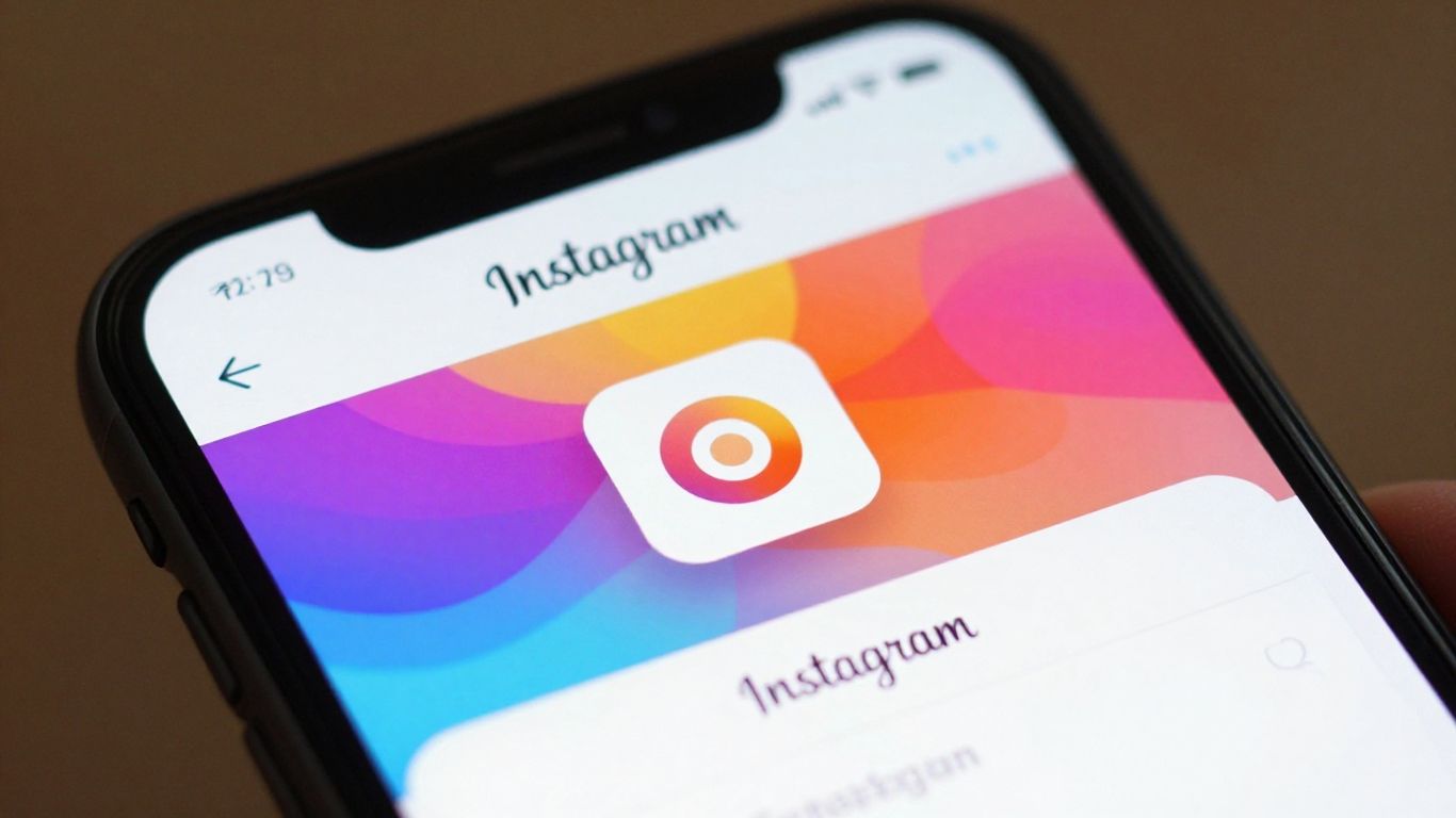 Tela de celular com anúncio do Instagram em destaque.