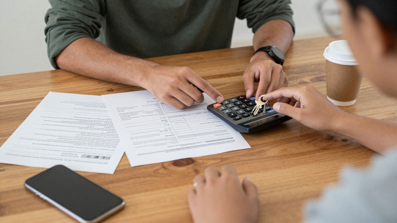 Home seller comparing real estate service costs