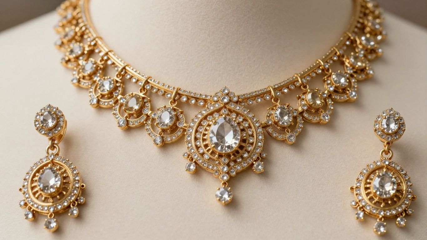 Exquisite gold and diamond jewelry collection