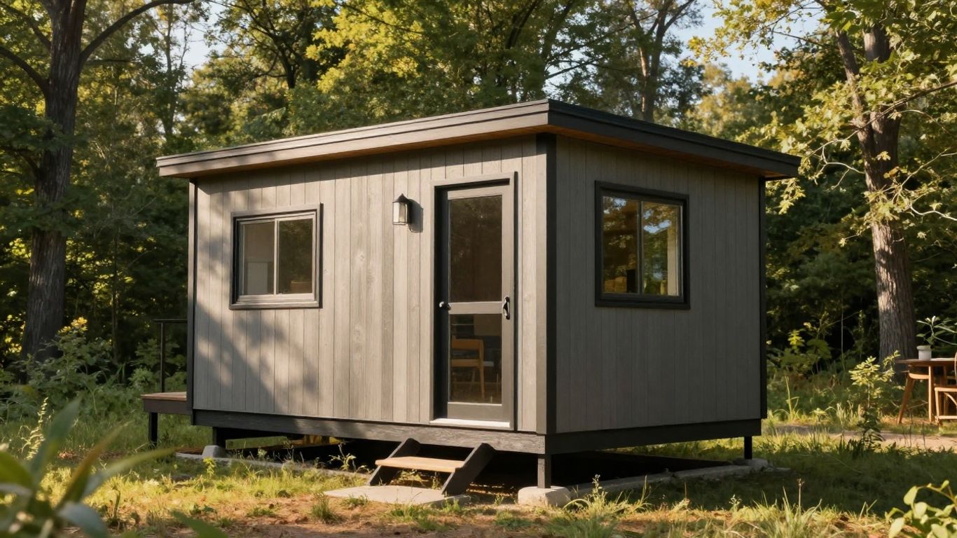 Wisconsin tiny house in a scenic natural setting.