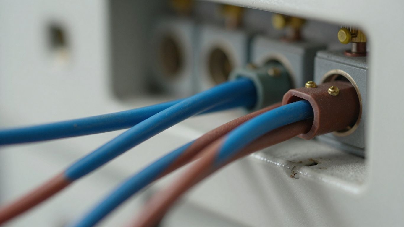 Connexion fil électrique phase neutre tableau électrique