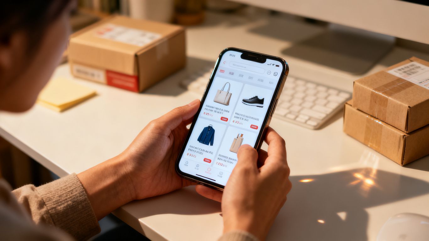 Amazon shoppers comparing products on mobile