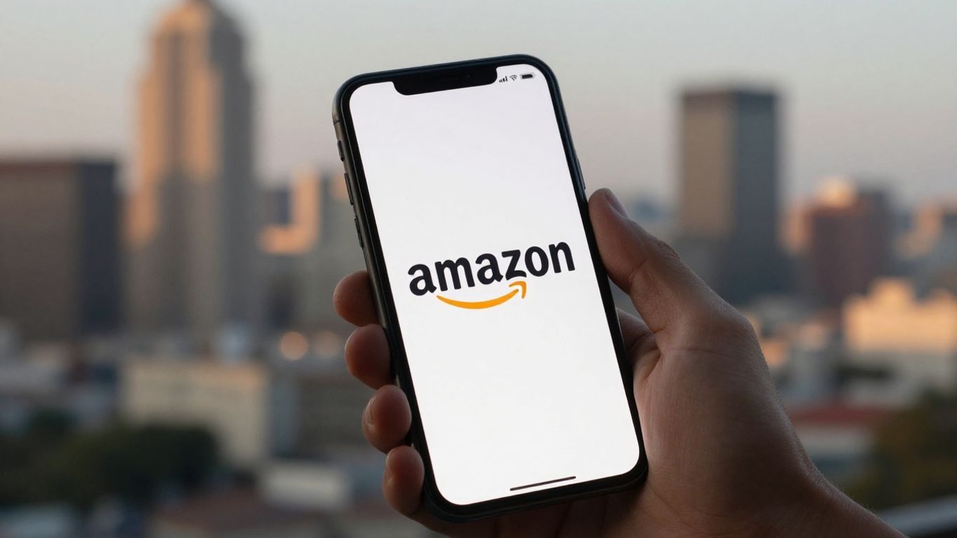 Amazon PPC growth strategy on a smartphone screen.