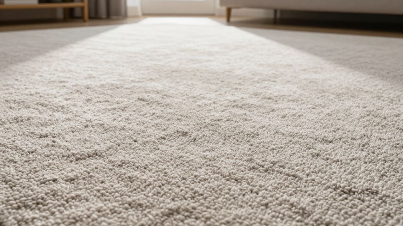 Newly installed carpet texture in a Bristol home.