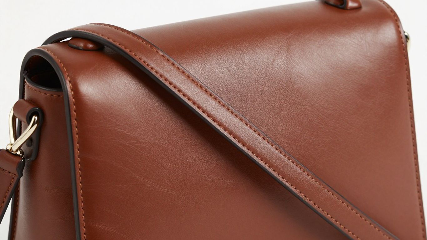 Chic leather crossbody mini bag