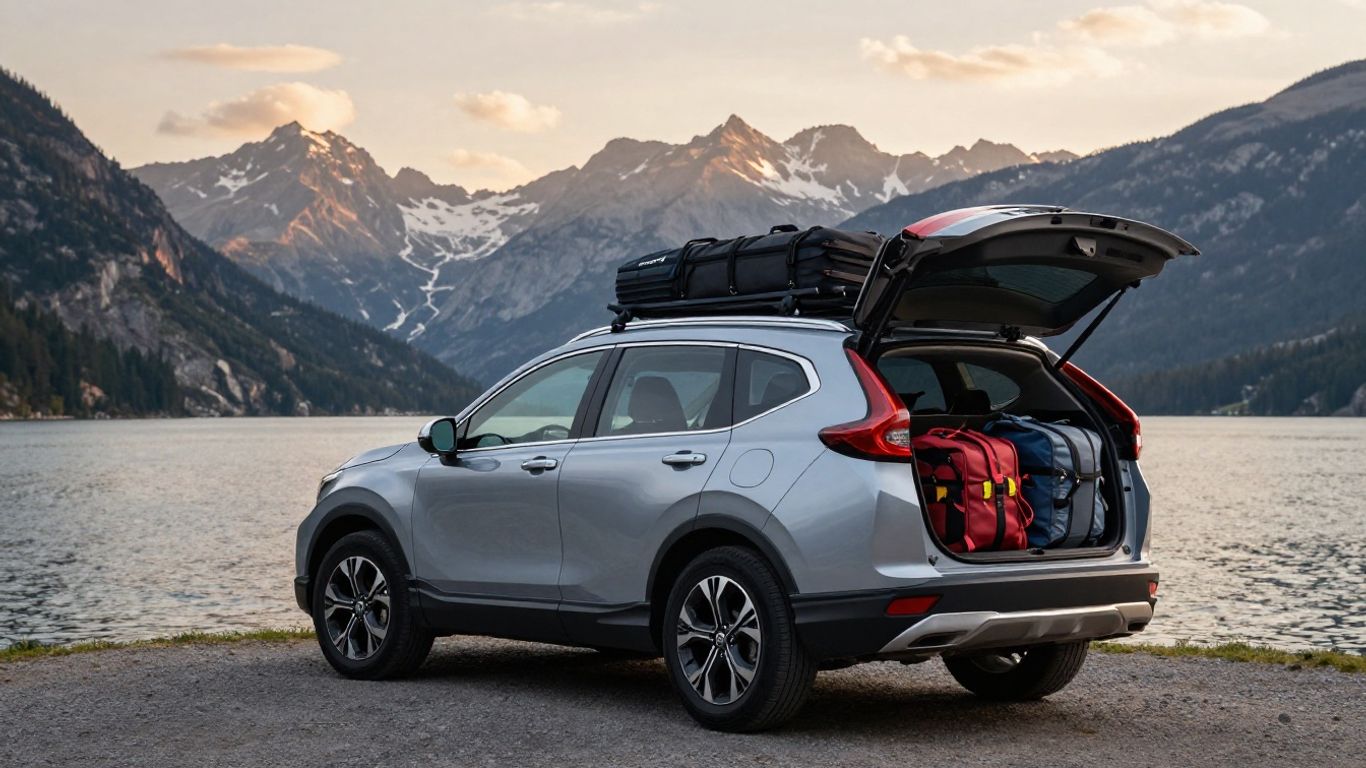 Honda CR-V Hybrid vor alpiner Landschaft