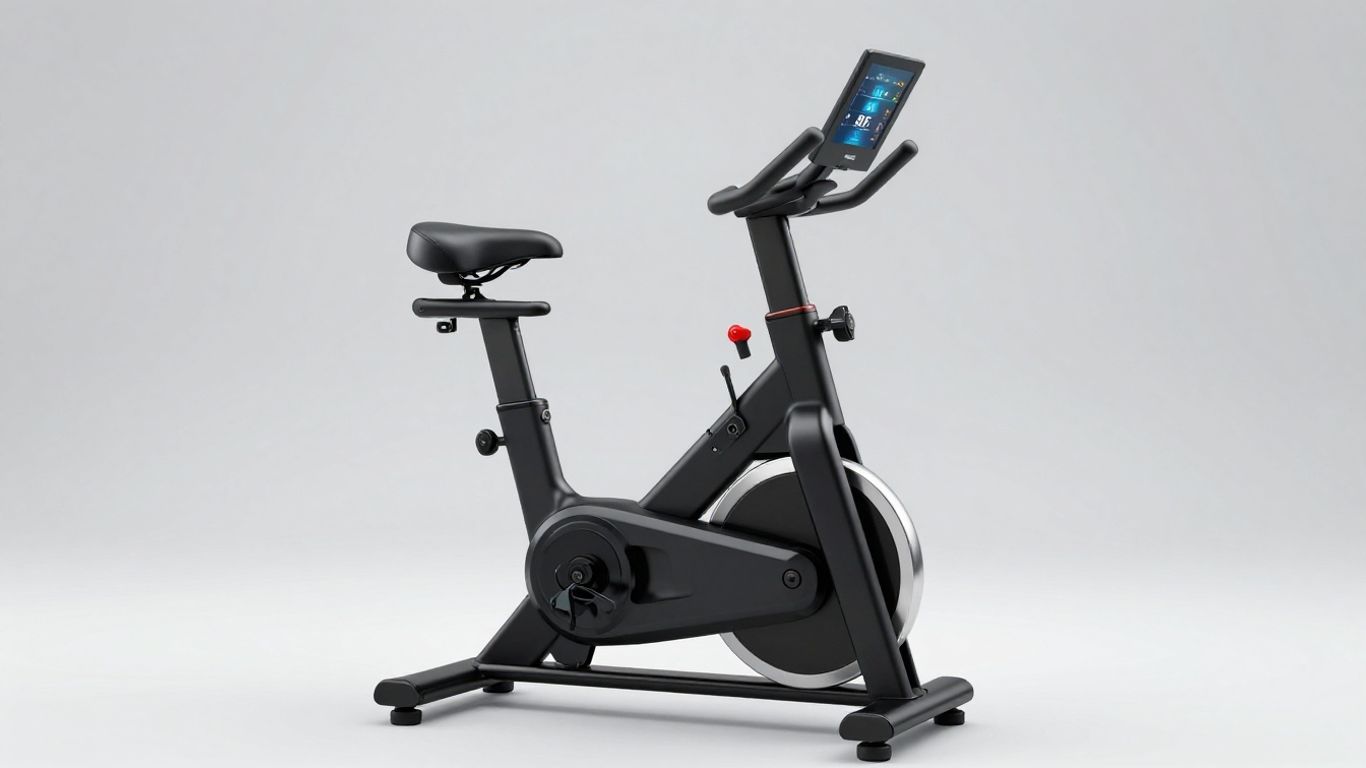 Bowflex VeloCore stationary exercise bike in a studio setting.