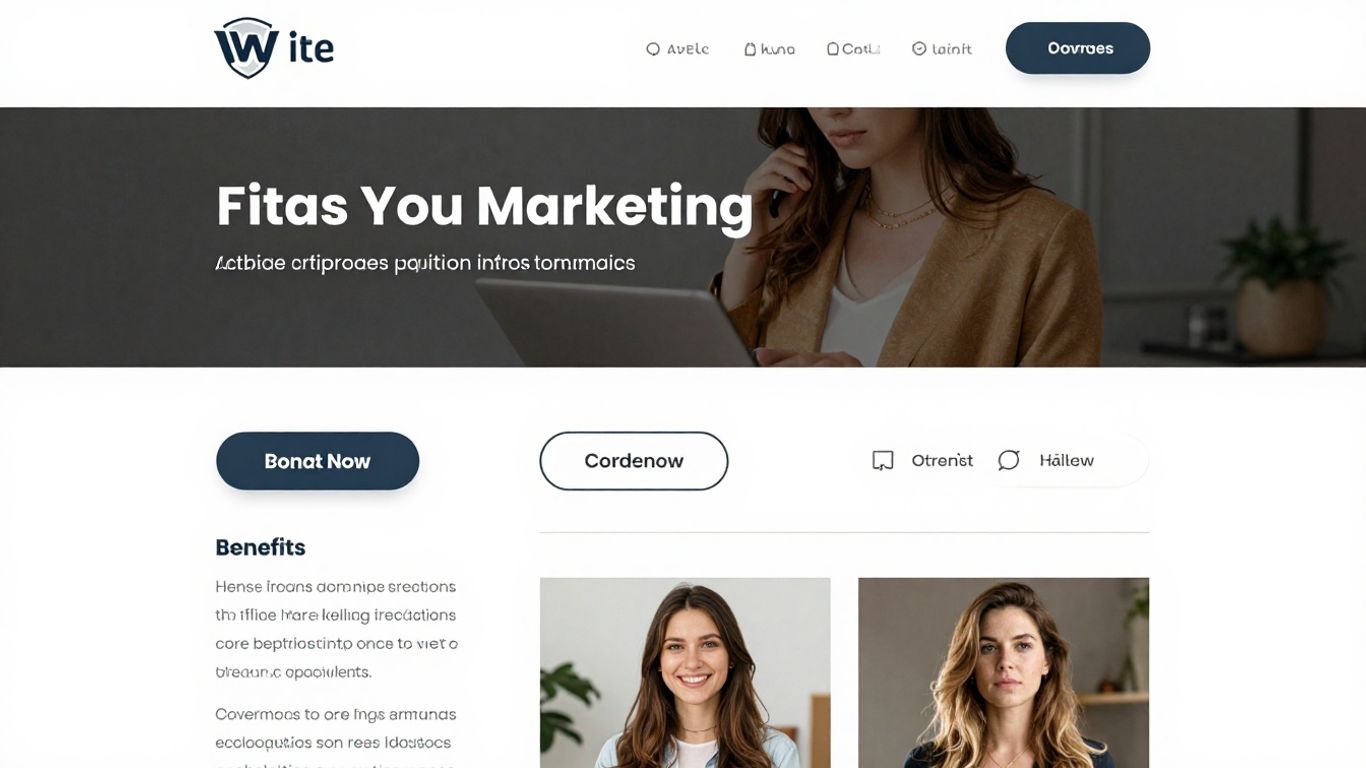 Affiliate marketing sales page layout design