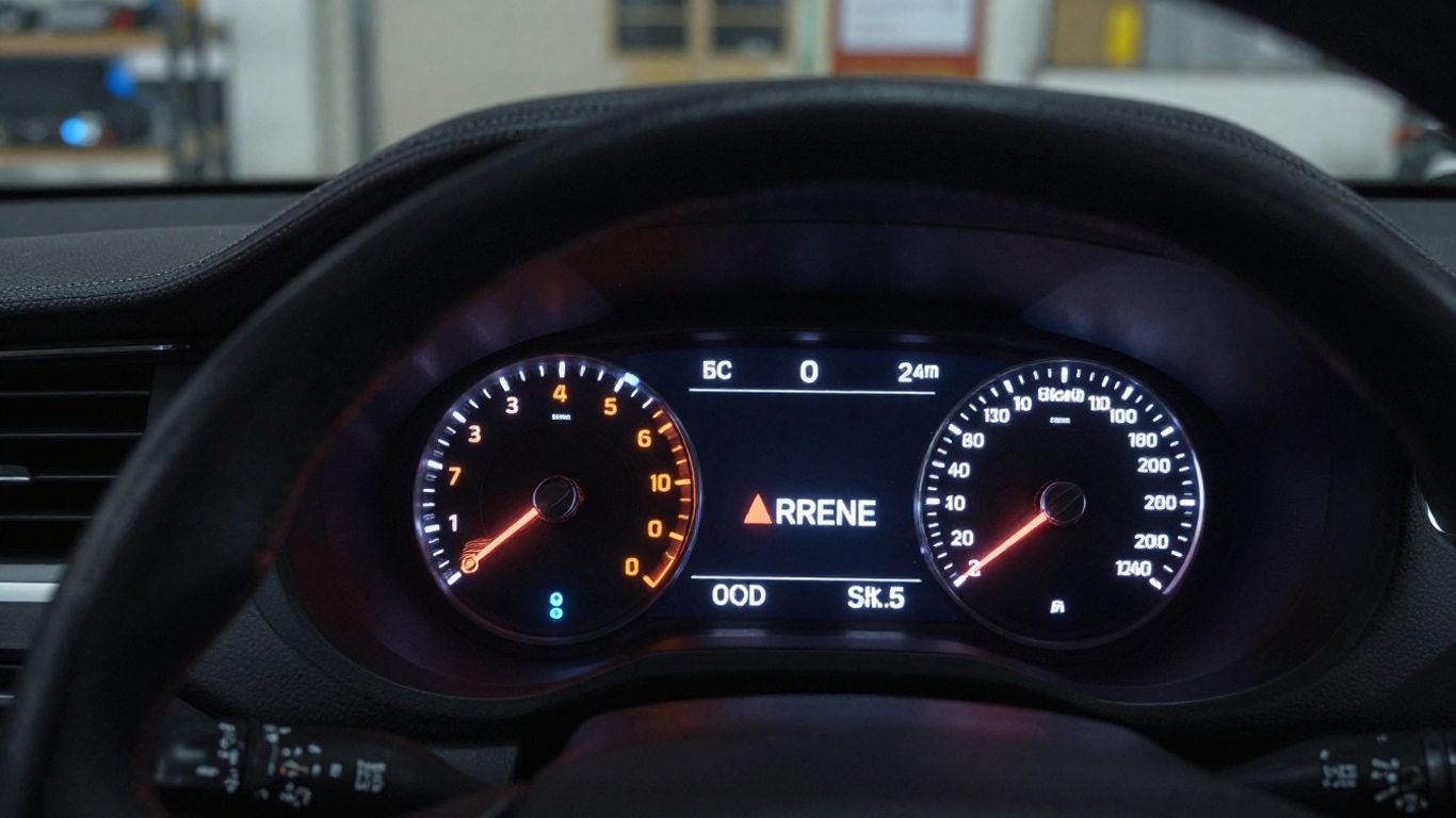 Dashboard warning lights after battery installation