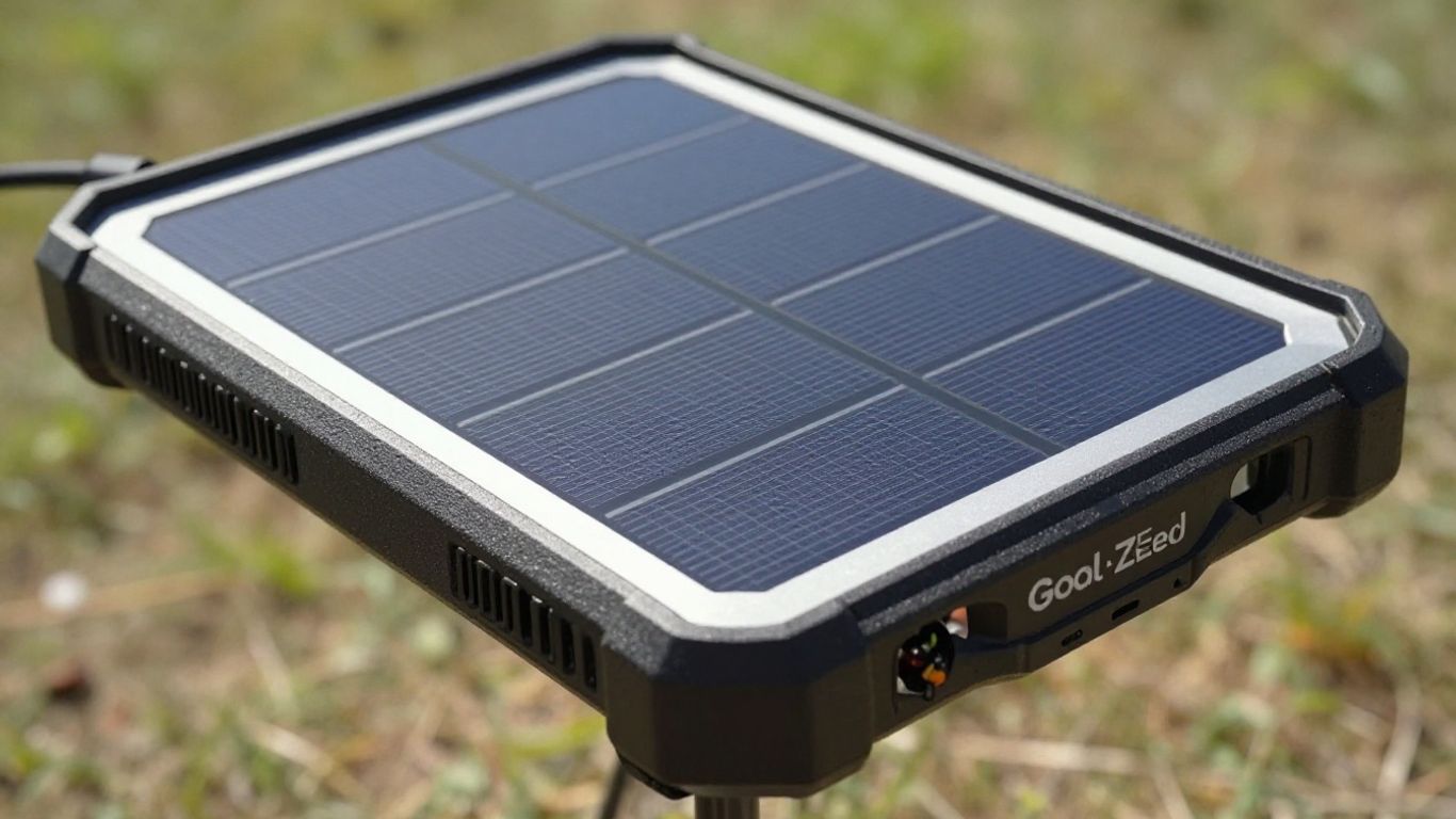 Chargeur solaire Goal Zero Nomad 10 en extérieur