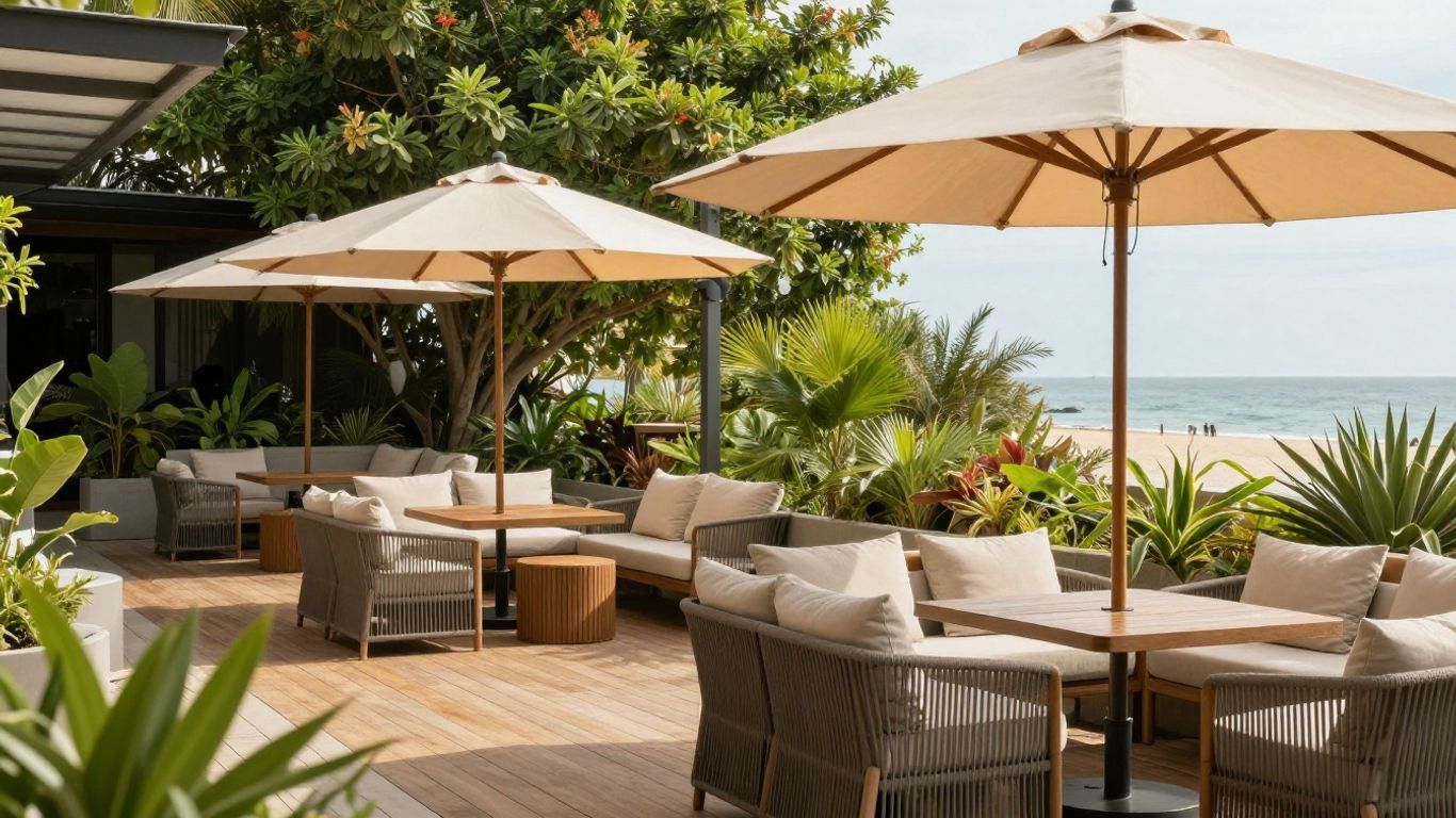 Mejores sombrillas de patio para tu Airbnb: sombra y estilo