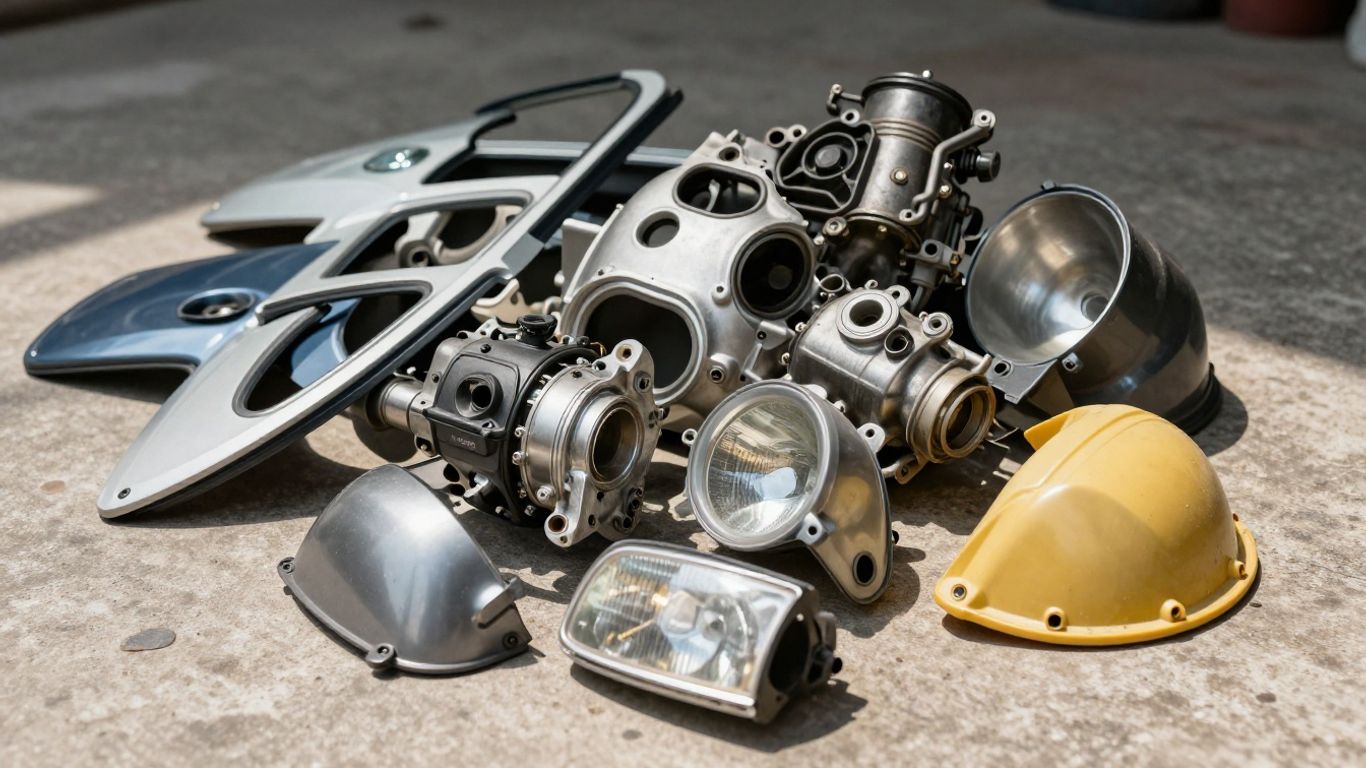Fiat Bravo car parts at a recycler in Brisbane.